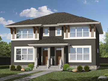 Rendering of duplex home