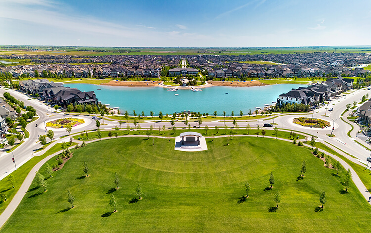 Aerial view of Mahogany Beach Club area